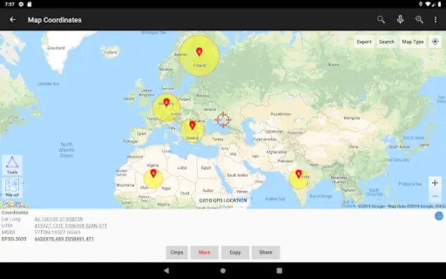 UTM Geo Map android App screenshot 7